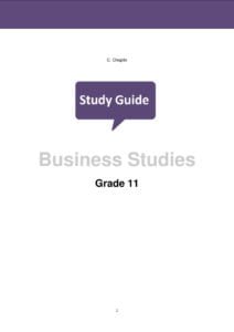 thumbnail of BusinessStudiesgrade 11 study guide